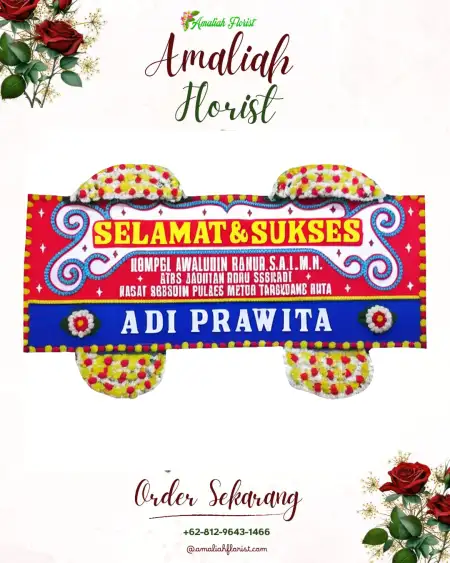 Papan Bunga Ucapan Selamat Kuwun